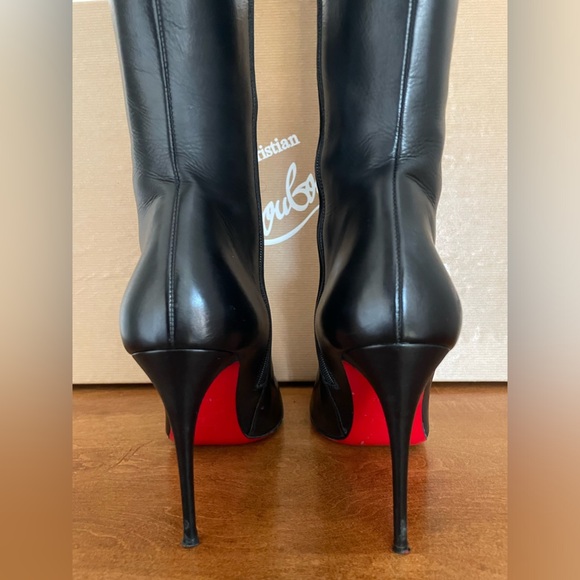 Christian Louboutin Fifi Botta Knee High Boots Black 36.5 - Picture 6 of 8